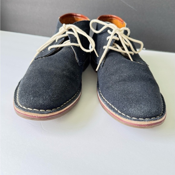 Kenneth Cole Suede Navy Chukka Boots Men’s 7.5 Navy - Picture 2 of 9
